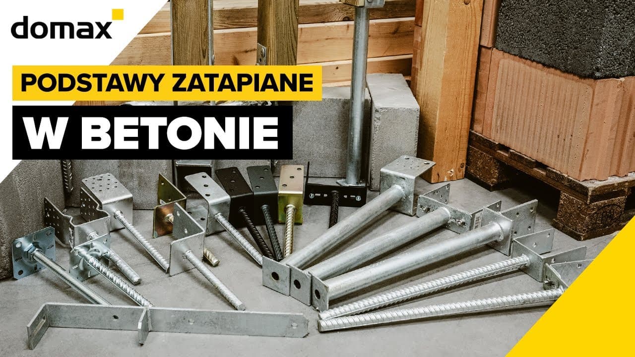 Fundamentos empotrados en hormigón de DOMAX.