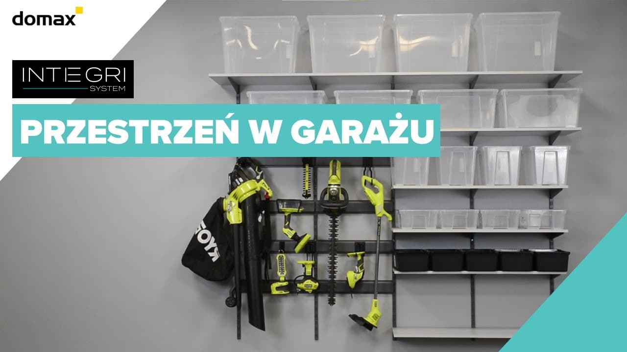 Un garaje práctico con la parte del sistema integri. 1